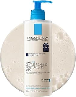 La Roche Posay Lipikar AP+ Gentle Foaming Moisturizing Wash, Shea Butter + Niacinamide + Glycerin, Moisturizing Body Wash ...