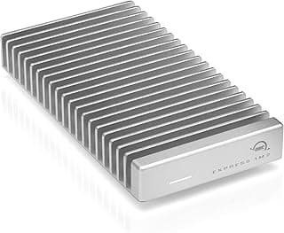 OWC Express 1M2 Portable NVMe Thunderbolt (USB-C) SSD USB4 Ultra Fast External SSD Drive with Aluminum Heat Sink Enclosure...