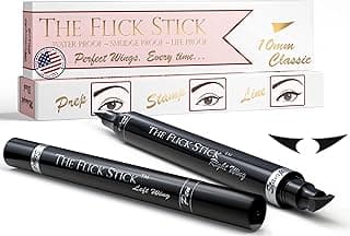 Eyeliner Stamp - by Vogue Effects Black, waterproof, smudgeproof, winged long lasting liquid eye liner pen, Vamp style win...